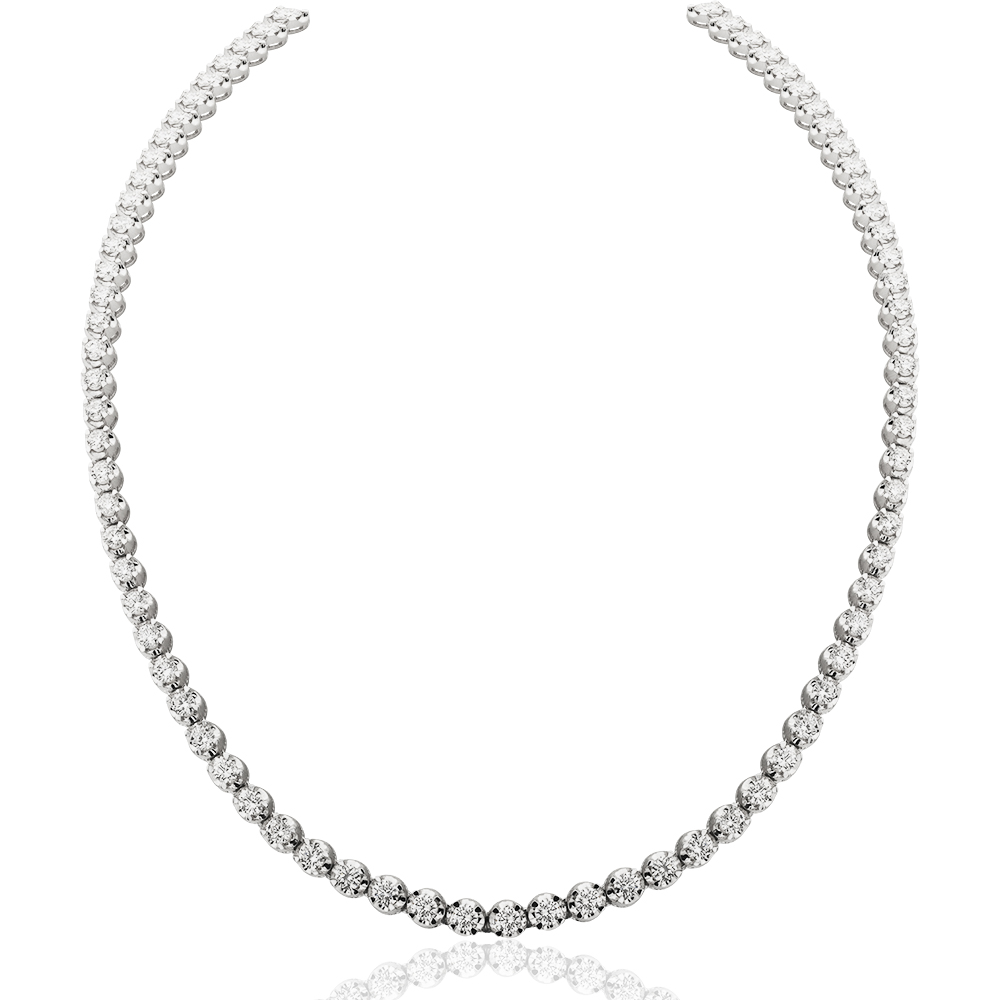 12,16 Ct. Diamond Riviera Necklace